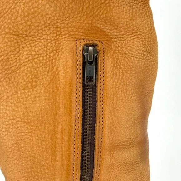 Freebird by Steven Denmark Leather Riding Style Boots Genuine Sheep Fur - Picture 11 of 17